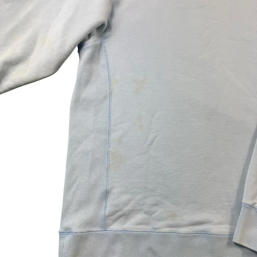Jordan X Union‎ Blue Graphic Heavy Cotton Crewneck Size Large Tall
